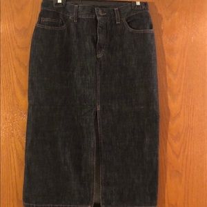 Gucci Denim Pencil Skirt